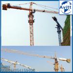 QTZ63 Inner Climbing Tower Crane Lifting Capacity 6 Tons 50m Working Jib