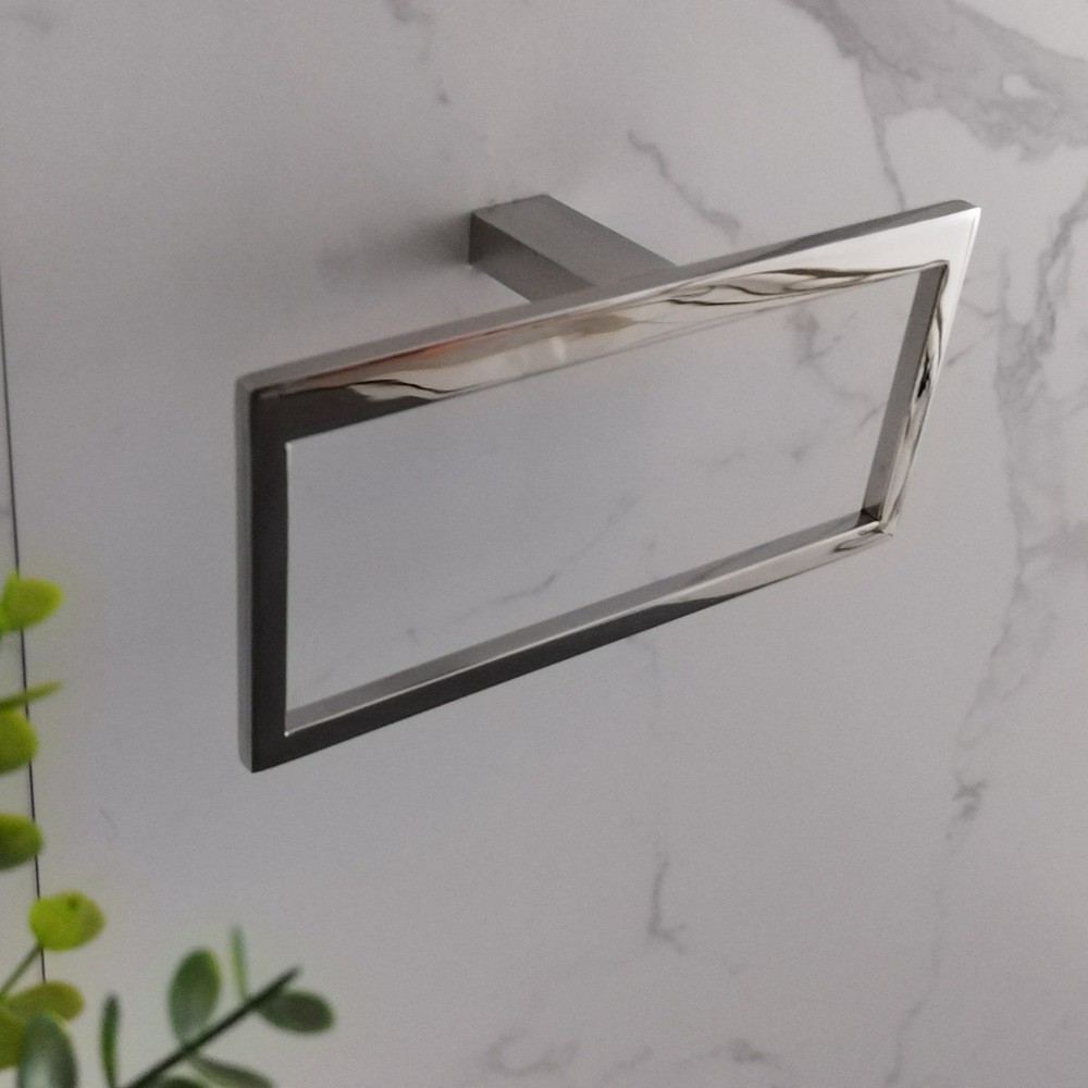 Modern Polished Sus304 Bathroom Hand Towel Ring Lavatory Towel Holder