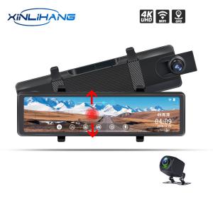 Wholesale 12Inch 4K Dual Lens 1080P Full Touch Screen GPS Car Mirror Dash Cam from china suppliers