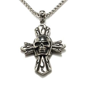 Wholesale Hot sale big cross stainless steel necklace men body jewelry necklace from china suppliers