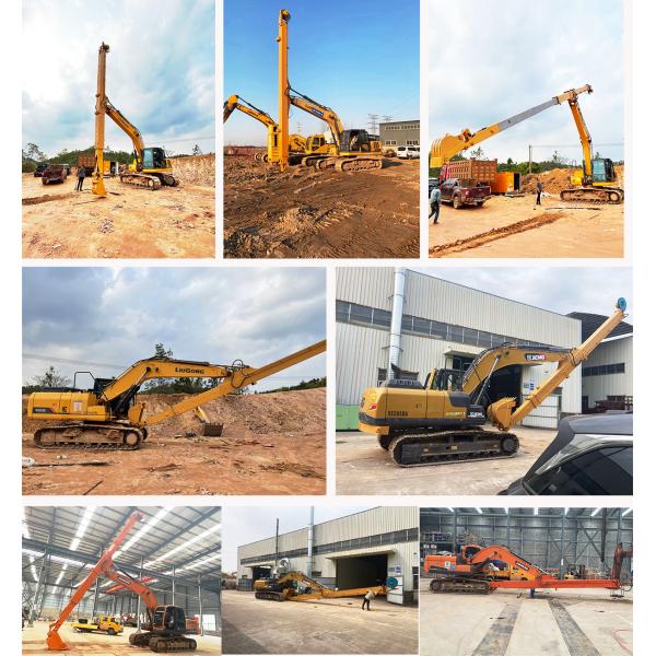 Mining Dredging Telescopic Arm Adjustable Length Excavator Boom