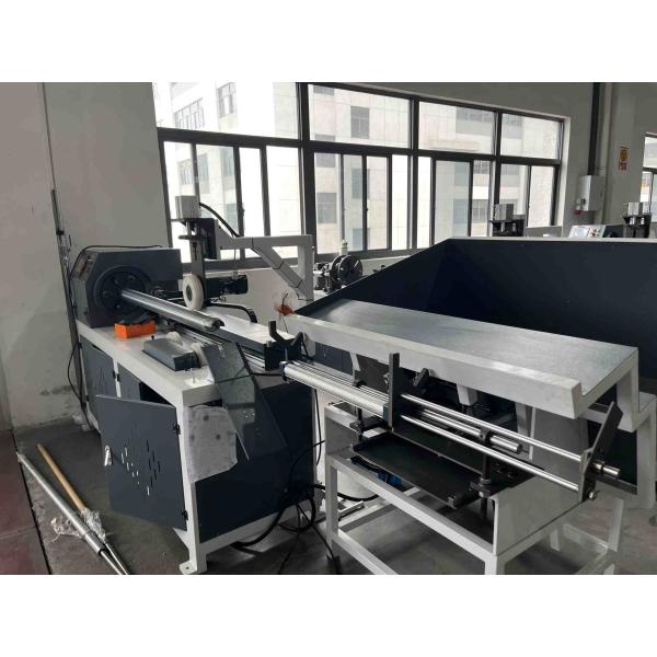 High Speed Industrial Automatic Paper Core Cutter Machine 1100-1300mm Tube Length