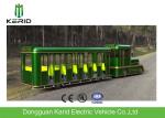42 Seats Electric Trackless Train , Electric Tourist Train For Outside