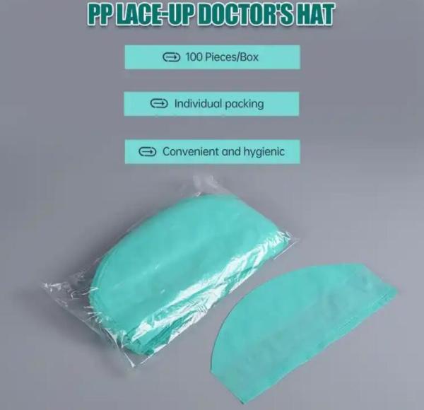 Disposable nonwoven Surgical cap DISPOSABLE NURSE SURGICAL HEADCAP NON WOVEN CAP