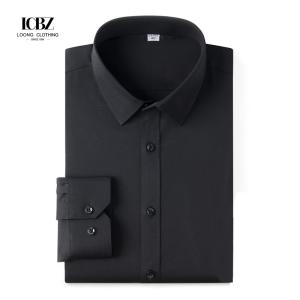 Wholesale Anti-wrinkle 100S Men's Oversized Convertible Cuff Length Dress Shirts in 100% Cotton from china suppliers
