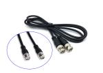 Black BNC Male To Male RF59 Cable Wiring Harness