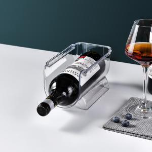 Wholesale Food Grade Plastic Wine Bottle Holder Bpa Free Stackable from china suppliers