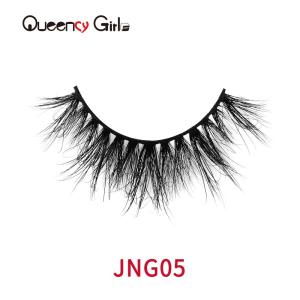 Wholesale Cluster Natural Mink Lashes , Siberian 16mm Mink Lashes from china suppliers