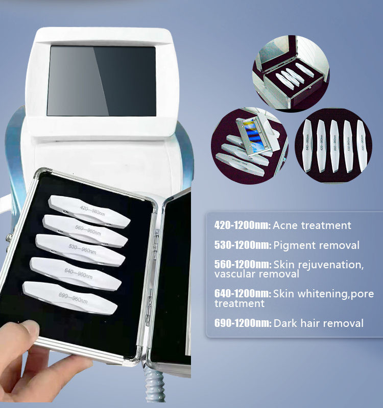 1500W IPL Laser Hair Removal Machine 230 To 260V 50-60Hz