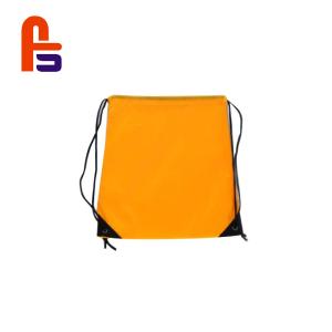 Wholesale Yellow Color Printing Modern Drawstring Packing Fabric Shopping Bag from china suppliers