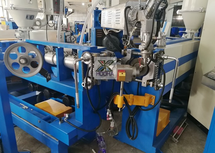 70+50+50 Cable Jacket Extrusion Line , India Power Cable Making Machine
