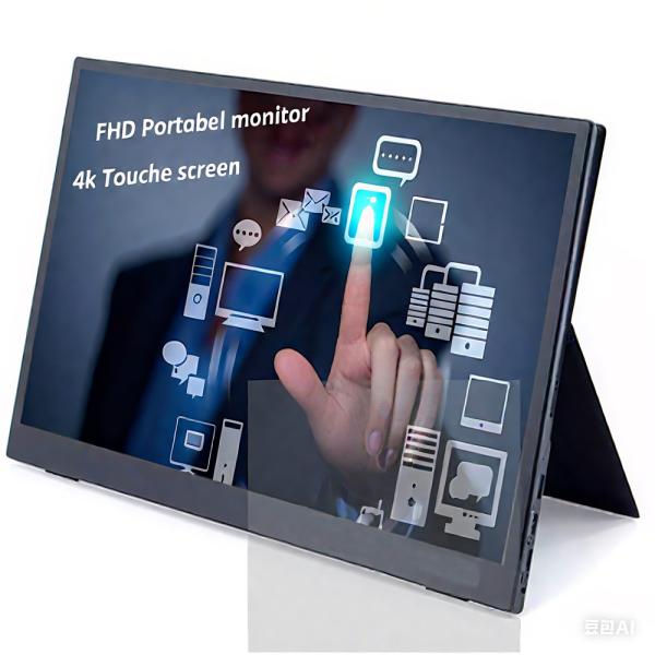 Portable Gaming Monitor 15.6 IPS 1080P HDR Compatible with Multi-Devices