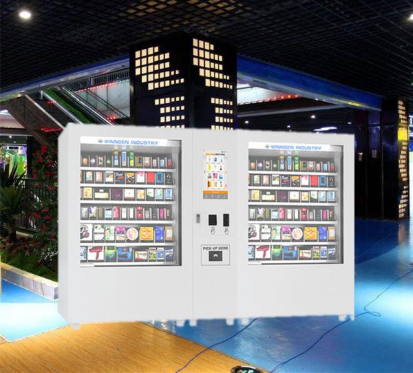 Quality Credit Card Cash Acceptor Snacks and Drinks Vending Kiosk with Remote Management System for sale