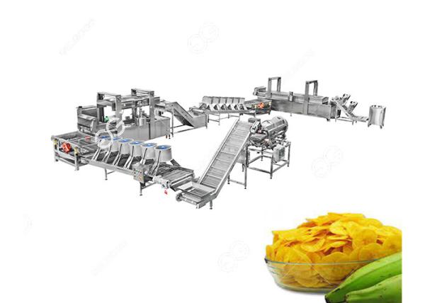 500kg/H Hot Sale Automatic Plantain Chips Processing Machines Banana Chips