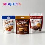 Custom Printed Stand Up Pouch Packaging Laminated Popcorn Snack Food Grade