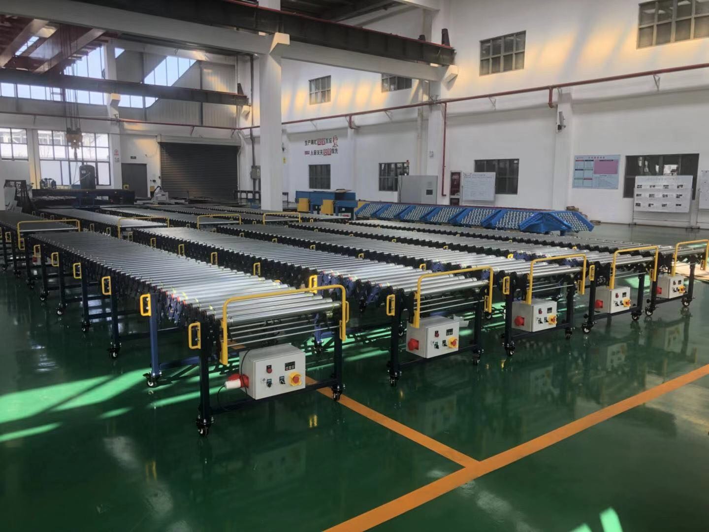 Heavy Duty Powered Flexible Roller Conveyor