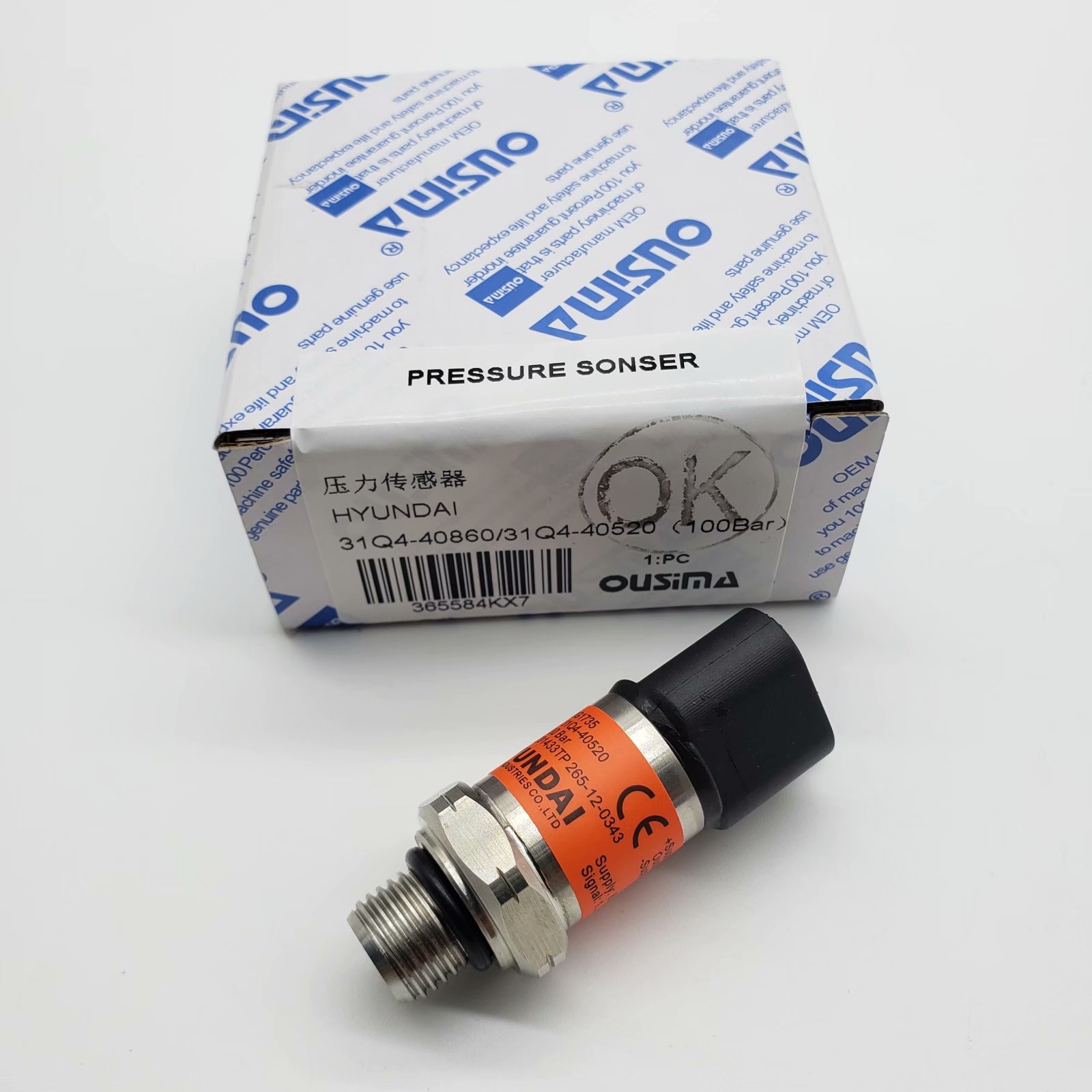 OUSIMA Eletric Excavator 31Q4-40860 31Q4-40520 100 Bar Pressure Sensor