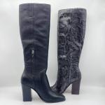 Luxury Women'S Round Toe Ankle Boots High Heel With Soft Embroidery Stitching