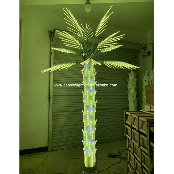 led color changing palm tree light