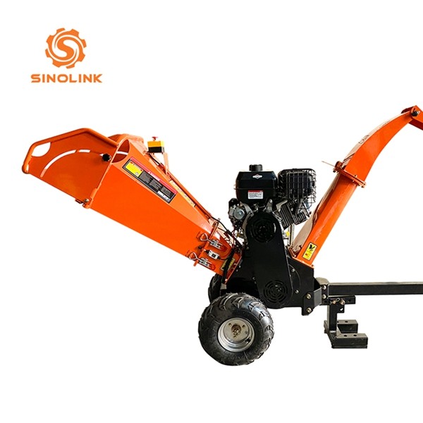 15hp Petrol Wood Chipper Machine 5 inch Tree Branch Shredder Machine