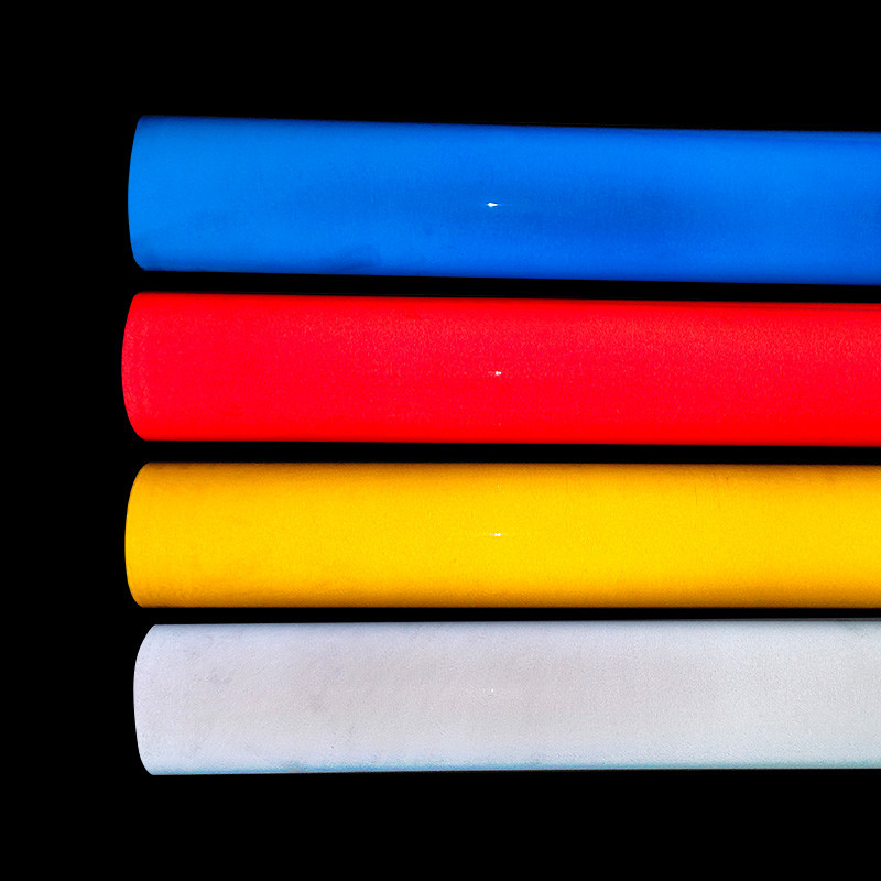 Tearable Heat Resistant Reflective Vinyl Sheet Red Yellow OEM