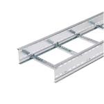 Galvanized Steel Cable Ladder Tray Silver Finish Wall Mounted Weather Resistant