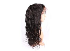 Wholesale Natural Black Malaysia Vingin Lace Front Human Hair Wigs Shedding Free 8-30 Inch from china suppliers