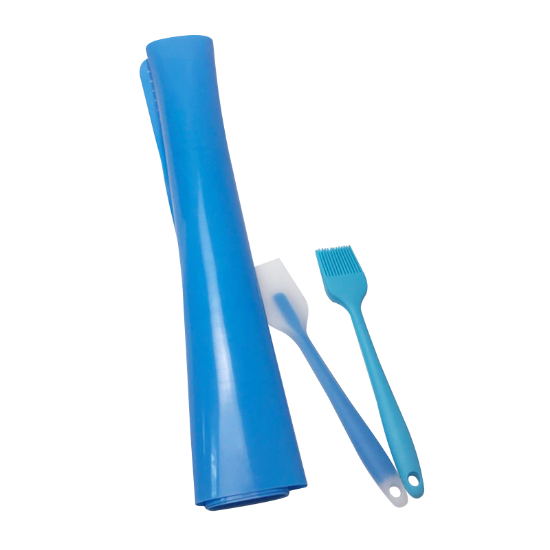 high quality best seller new design kitchen accessories silicone baking mat set rubber spatula brushes for bakery
