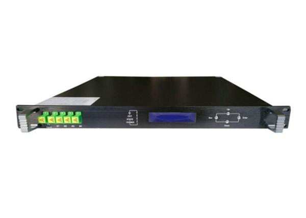 1550nm High power Optical Amplifier 4 Port 19dBm EDFA without WDM easy to Simple