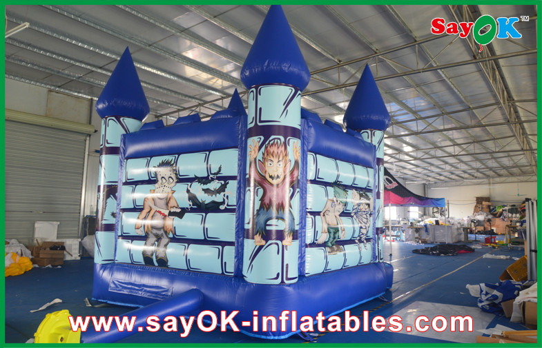 Durable PVC Inflatable Bounce Castle House Funny Halloween Pumpkin For Kids Bounce House Rentals