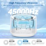 Ultrasonic Cleaner with UV LED Light for Dentures,Jewelry ,Retainer,Dental Mouth