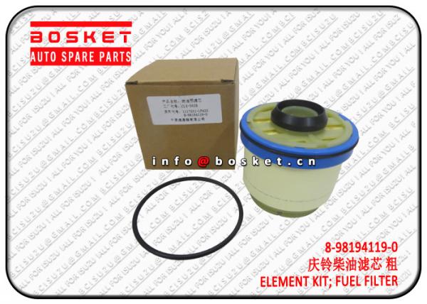 Quality 8-98194119-0 8981941190 Isuzu NPR Parts Fuel Filter Element Suitable For ISUZU NKR77 4KH1 for sale