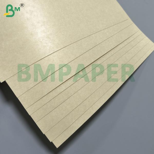 Leak Resistant 280g 295g Brown Food Paper For Disposable Paper Plates