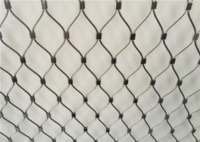 AISI 316 Grade Stainless Steel Wire Rope Mesh Anti - Falling Mesh Fence