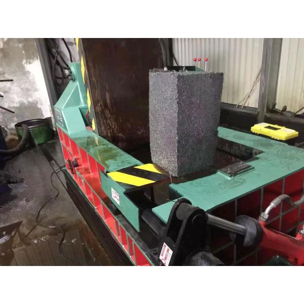 Industry Recycling Press Machine 1250 KN Scrap Aluminum Baler Customized Bale Size