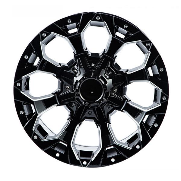 forged wheel 17 18 19 inch Matte black and machine face off road wheels forged