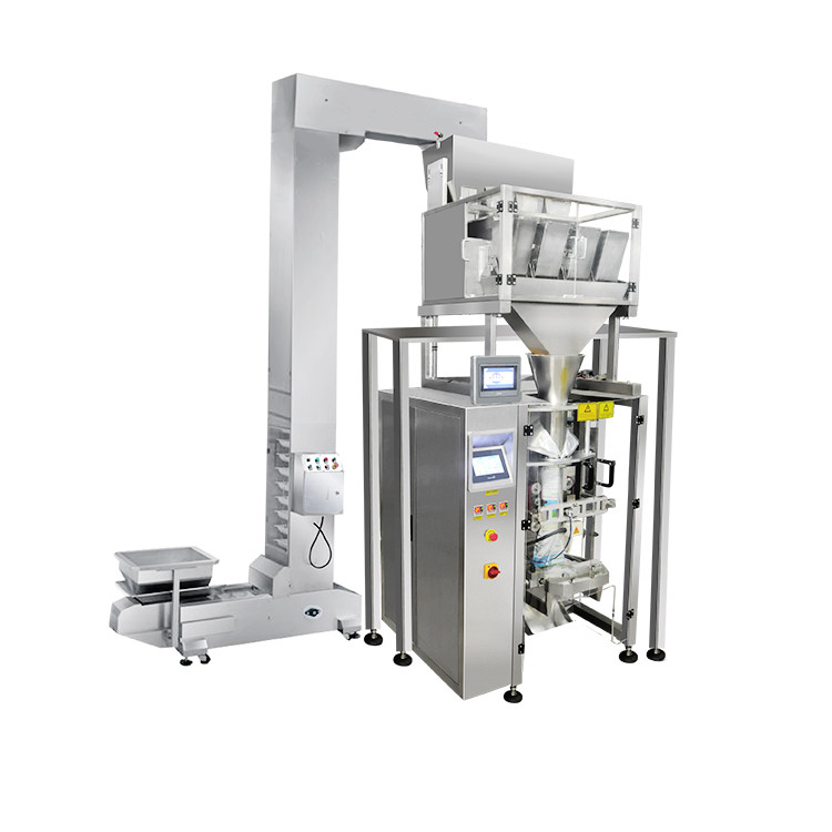 30-70 Bags / Min VFFS Desiccant Packaging Machine Linear Weigher Ultrasonic Sealing PLC Control
