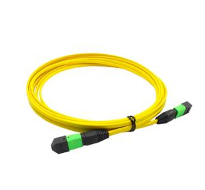 Wholesale Wear Resistant Blue Fiber Optic Cable , MTP MPO Ruggedized Fiber Patch Cords from china suppliers