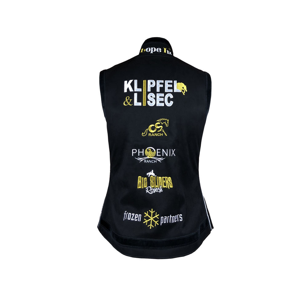 Unisex Windproof Custom Softshell Horse Racing Team Vest for Personalization and Logo
