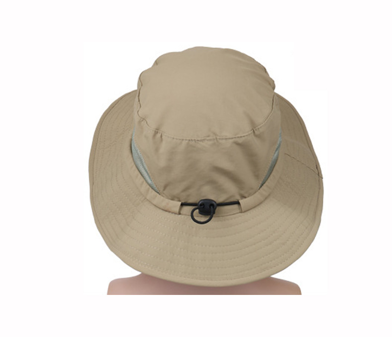 ACE Upf 50+ Wide Brim Breathable Mesh Bucket Hat Polyester / Cotton Material