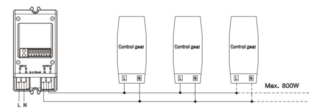 Outdoor Wireless Microwave Motion Sensor For Light Switch Automatic Daylight Learning