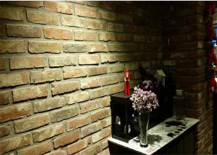 Red Reclaimed Clay Bricks Free Sample For Background Wall 240*50*20mm