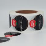 Waterproof Custom Printed Food Packaging Stickers 300dpi 100microns
