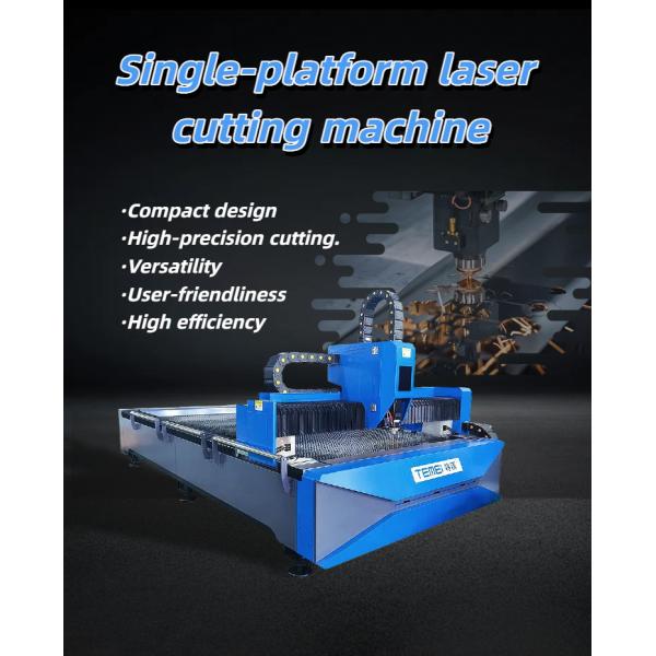 3kW CNC Fiber Laser 3015 Single Platform Metal Sheet Cutting Machine