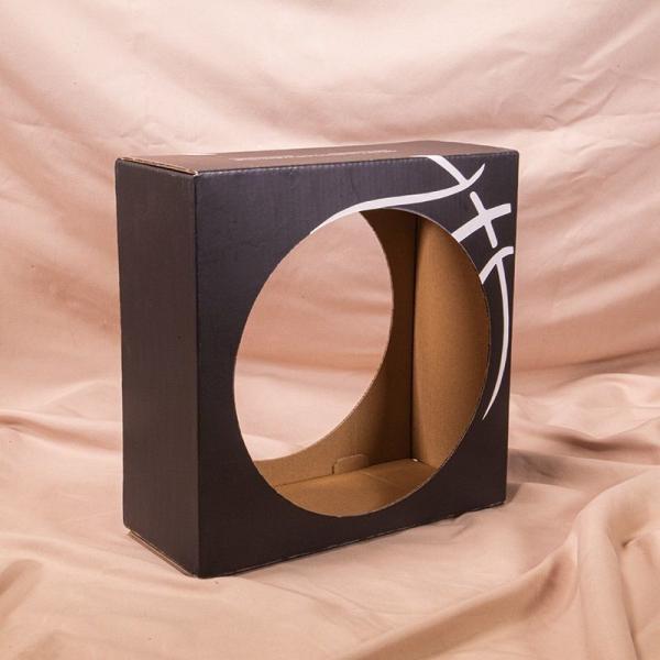 3 Ply E Flute Rigid Corrugated Paper Display Box For Basketball Football
