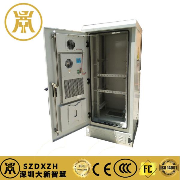 Telecommunication IP55 Outdoor Power Cabinet Powder Coated With One Battery
