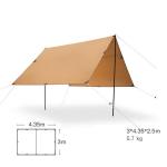 Outdoor Camping Beach Sunshade Sky Tent, Beach Canopy Tent Sun Shade, Gradient