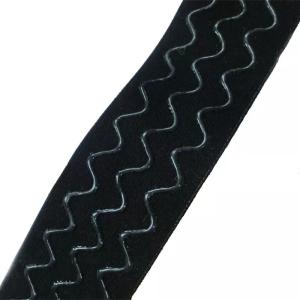 Wholesale 10mm-65mm Width Anti Slip Webbing Spandex Silicone Elastic Band from china suppliers