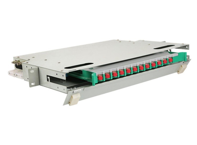 12 Core ODF Patch Panel FC 1U Rack Mount Box 19" Fiber Optic