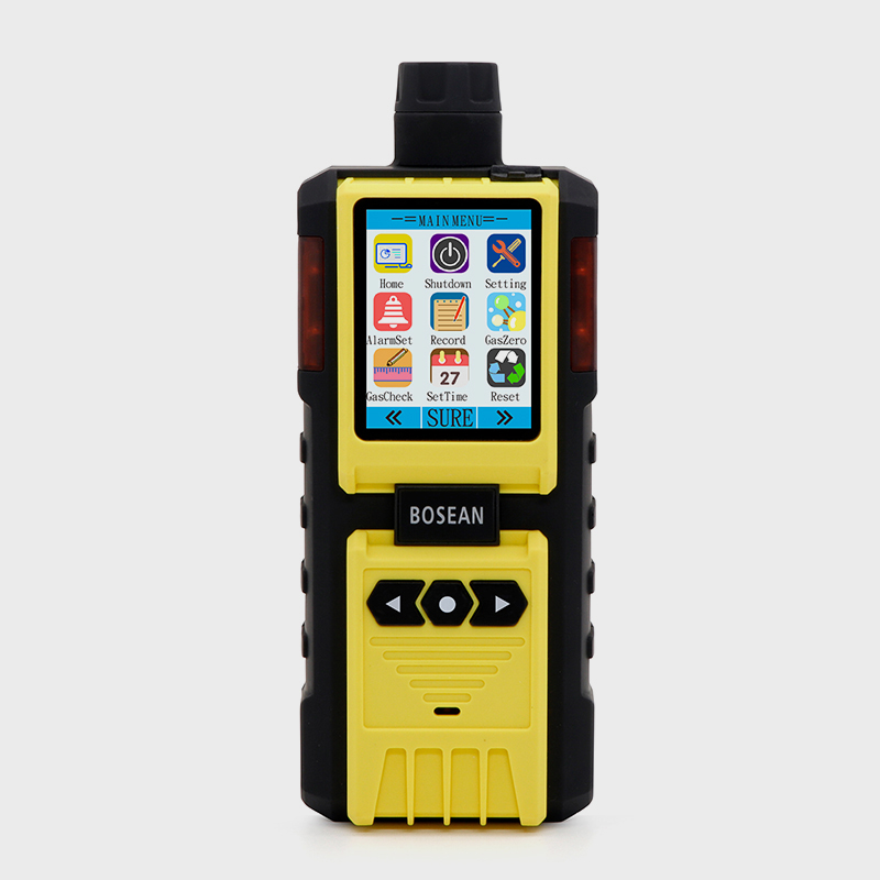 Long Life Portable Single Gas Detector For CO CO2 H2S CH4 NH3 VOC SO2 CL2